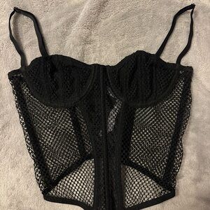 Out From Under Black Corset